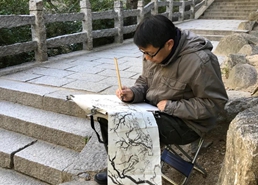 山野林泉之趣，幽静闲适之意—魏云飞山水画写生（视频）